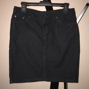 Gap Black Stretch Pencil Skirt EUC